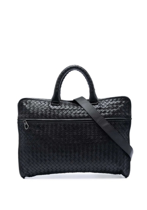 Bottega Veneta Pre-Owned 2012-2026 Nappa Intrecciato business bag - Black