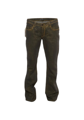 Maison Martin Margiela Pre-Owned glitter-effect straight-fit jeans - Black