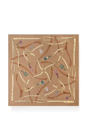 Furla Tortona carré scarf - Neutrals