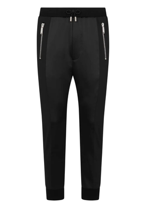 DSQUARED2 panelled wool-blend track pants - Black