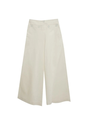 Max Mara buttoned flared jeans - White