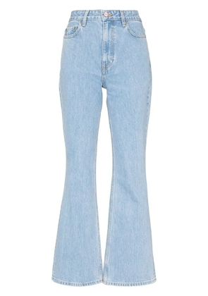 GANNI Betzy flared jeans - Blue