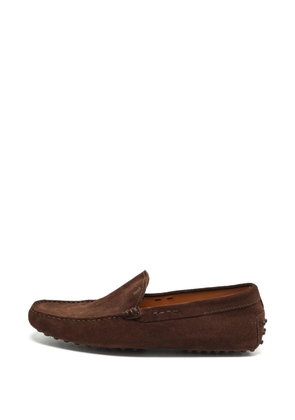 Tod's Vintage City Gommino suede loafers - Brown