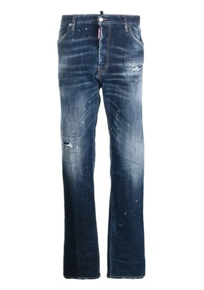 DSQUARED2 mid-rise straight-leg jeans - Blue