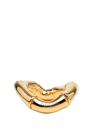 Gucci Pre-Owned 2000-2026 Gold Plated Bamboo Cuff Bracelet costume bracelet