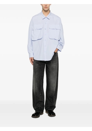 Sunflower flap-pocket shirt - Blue