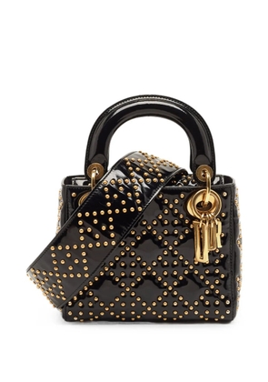 Christian Dior Pre-Owned 2017 Lady Dior studded mini bag - Black
