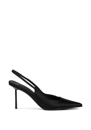 Le Silla Amelia silk-satin pumps - Black