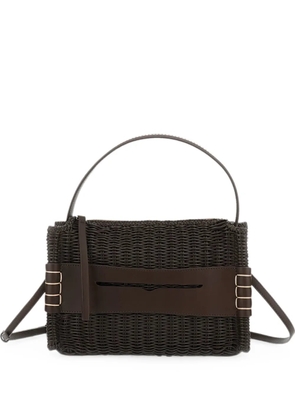 JW Anderson woven leather tote bag - Brown