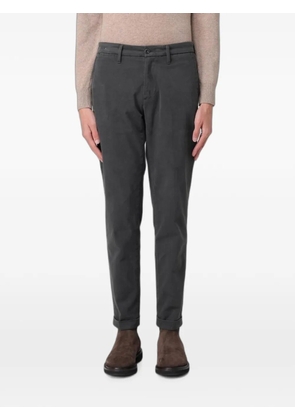 Re-Hash logo-patch chino trousers - Grey