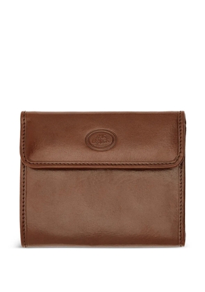 The Bridge logo-embossed leather wallet - Brown