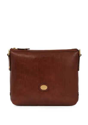 The Bridge zip-top leather cross body bag - Brown