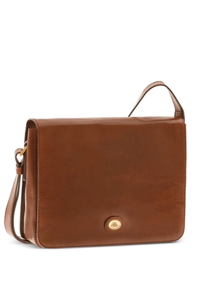 The Bridge leather flap shoulder bag - Brown