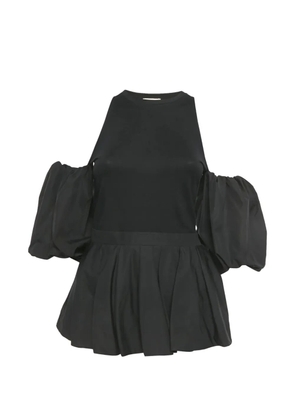 Alexander McQueen Pre-Owned balloon-sleeve blouse - Black