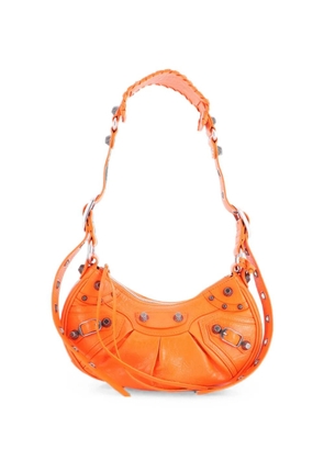 Balenciaga Pre-Owned Le Cagole Giant Studs Shoulder Bag Leather XS hobo bag - Orange