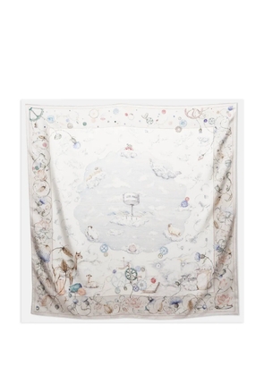 Loro Piana Pre-Owned Laboratorio Delle Meraviglie foulard - Neutrals