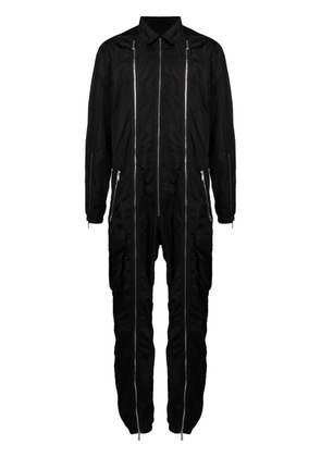 DSQUARED2 Triple Zip long-sleeved jumpsuit - Black