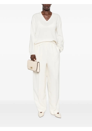 Fabiana Filippi V-neck sweater - White