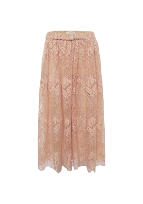 ZIMMERMANN Harmony lace midi skirt - Pink