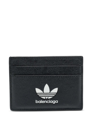 Balenciaga Pre-Owned xAdidas logo-print card holder - Black