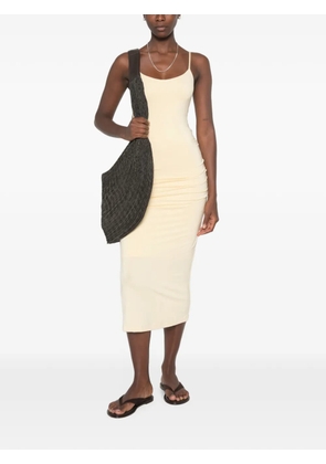 TOTEME draped midi dress - Yellow