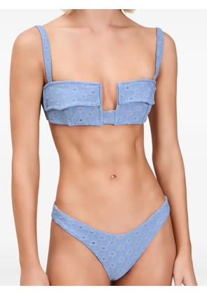 Devon Windsor Larissa low-rise bikini bottoms - Blue