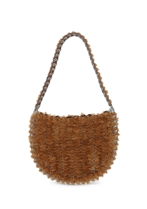 Rabanne chain-strap shoulder bag - Brown