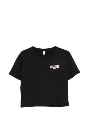 Moschino logo-print T-shirt - Black
