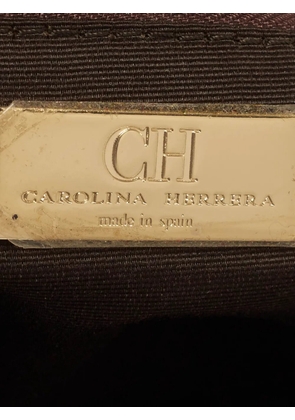 Carolina Herrera Vintage chain-link tassel shoulder bag - Brown