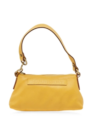 Burberry Pre-Owned logo-detail leather shoulder bag - Yellow
