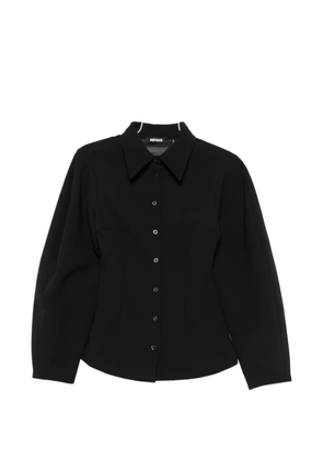 ROTATE BIRGER CHRISTENSEN fitted puff-sleeve shirt - Black