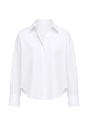 Kulson Kelly curved-hem shirt - White
