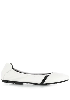 Hogan H511 flat ballerina pumps - White