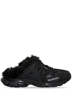 Balenciaga Track logo-print mules - Black