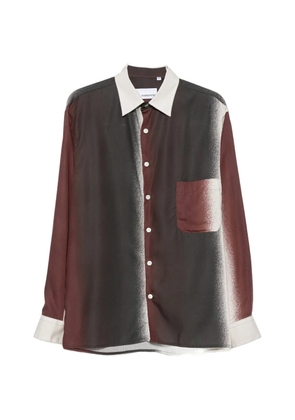 Costumein gradient-print long-sleeve shirt - Black
