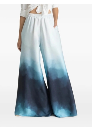 DIARRABLU Jant gradient-print palazzo pants - Blue