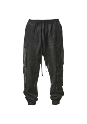 Thom Krom drawstring cargo pants - Black