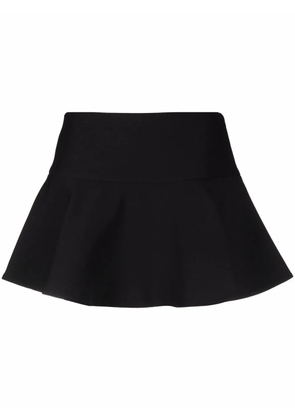 Valentino Garavani flared-effect mini skirt - Black