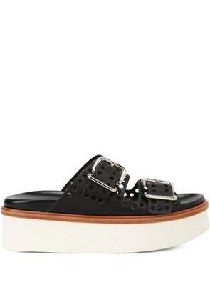 Tod's 65mm leather mules - Black