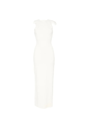 SIR. Saba cross-back bead-embellished maxi dress - Neutrals