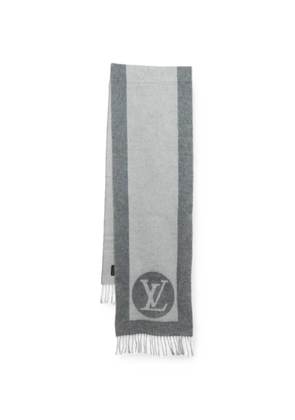 Louis Vuitton Pre-Owned Monogram fringed scarf - Grey