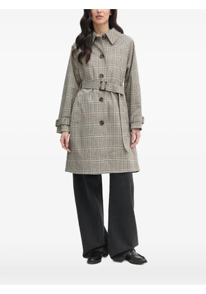 Barbour Maia check-pattern trench coat - Neutrals
