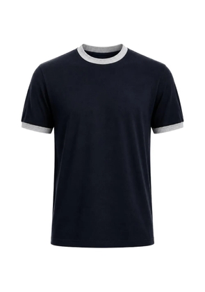 Fradi contrast-trim T-shirt - Blue