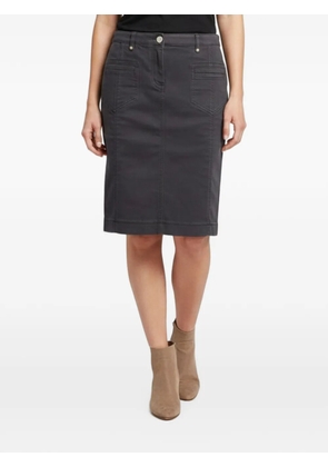 Christian Dior Pre-Owned pencil mini skirt - Grey