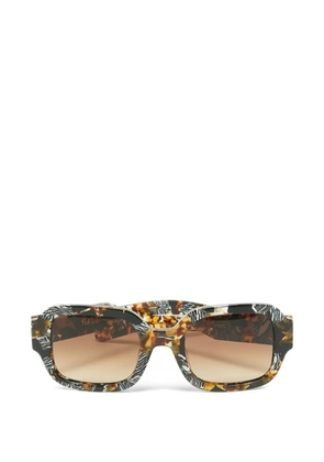 FLATLIST Tishkoff Safari square-frame sunglasses - Brown