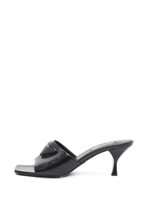 Prada Pre-Owned Triangle Logo sandals - Black