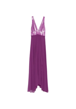 LE RJTANGE V-neck maxi dress - Purple