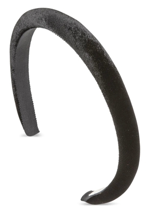 Jennifer Behr Tiana velvet headband - Black