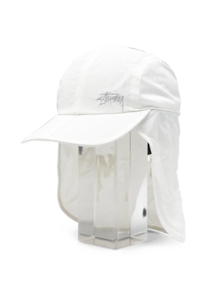 Stüssy Foldable Shade logo-embroidered cap - White