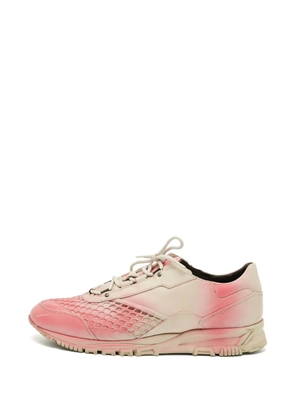 Lanvin Pre-Owned lace-up sneakers - Pink